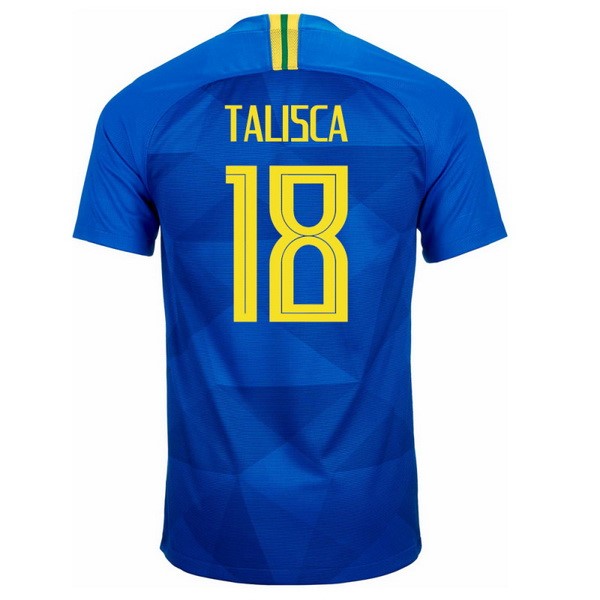 Camiseta Brasil 2ª Talisca 2018 Azul